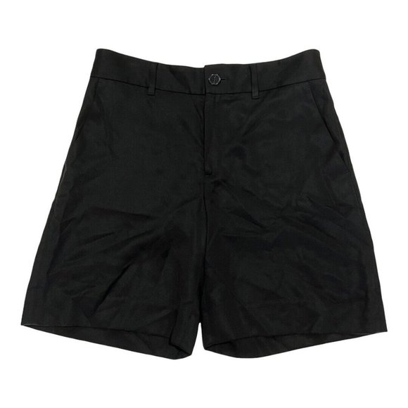 Banana Republic Pants - NWT BANANA REPUBLIC 8" Dressy Chino Shorts Sz 4 Black 100% Lyocell #544861
